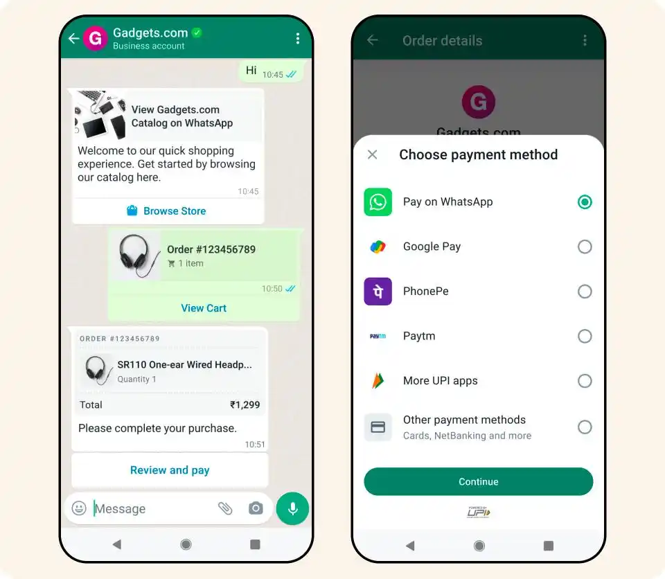 WhatsApp Flows功能_WhatsApp_WhatsApp印度购物车支付