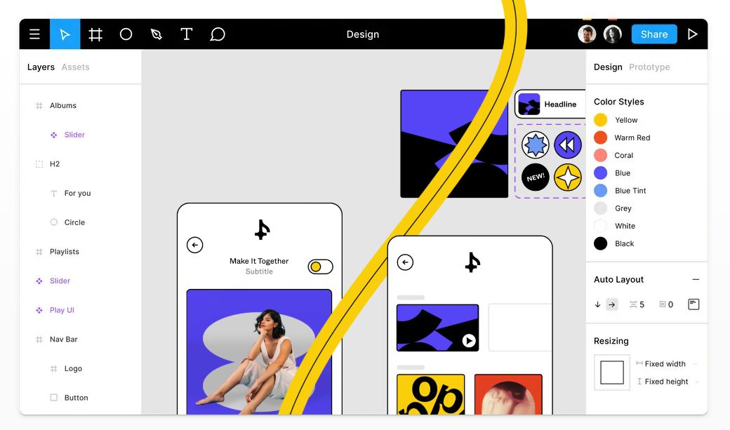 Figma Sketch Adobe XD摹客 Axure RP比较_ps设计软件免费下载_UI设计工具推荐