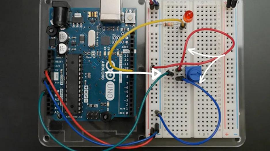 Arduino数字输入实现_Arduino模拟输入电位计教程_arduino输入上拉什么意思