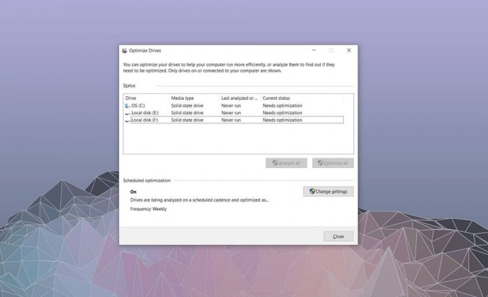 Windows 10 磁盘碎片整理工具修复_Windows 10 Build 19042.487 更新_优化磁盘碎片有什么用