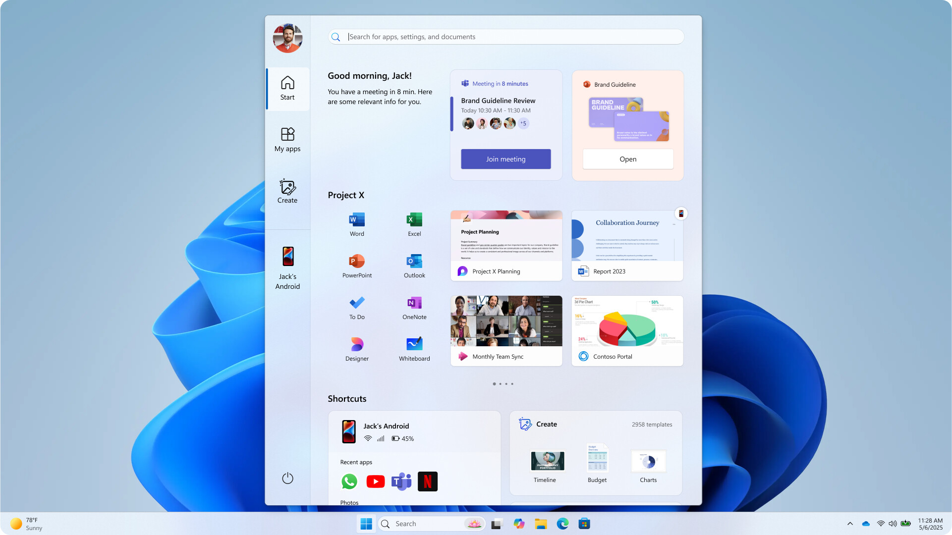 WhatsApp_Windows 11 个性化开始菜单_Windows 11 开始菜单设计