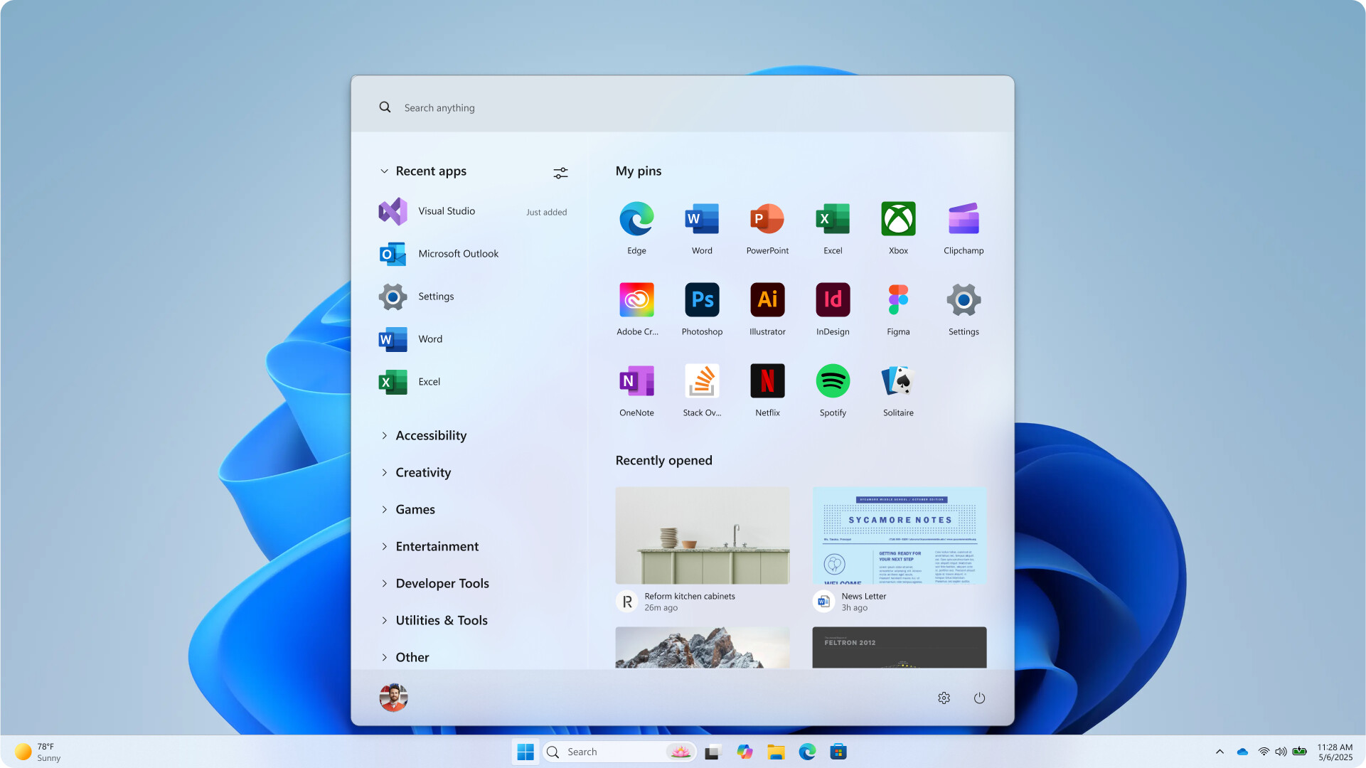 WhatsApp_Windows 11 个性化开始菜单_Windows 11 开始菜单设计