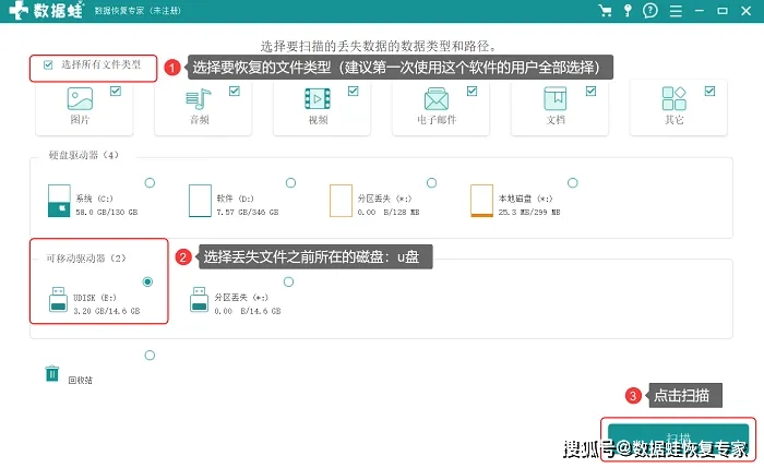 U盘格式化数据恢复软件 _u盘格式化恢复数据方法教程_ U盘数据恢复专家 