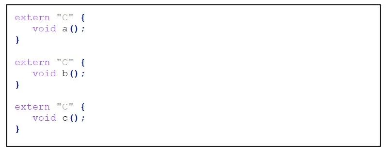 C++链接规范_c语言为何要避免使用宏_extern C用法