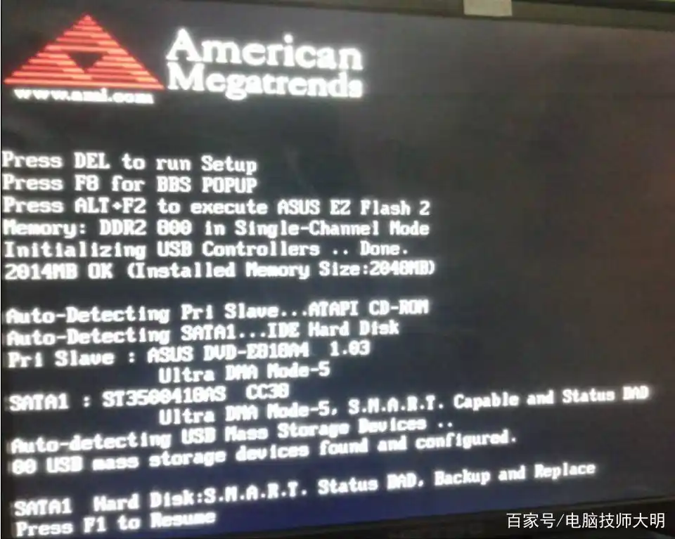 电脑开机显示很多英文_ASUS X515 BIOS自检失败解决方法_Windows 10家庭版笔记本开机英文显示问题处理