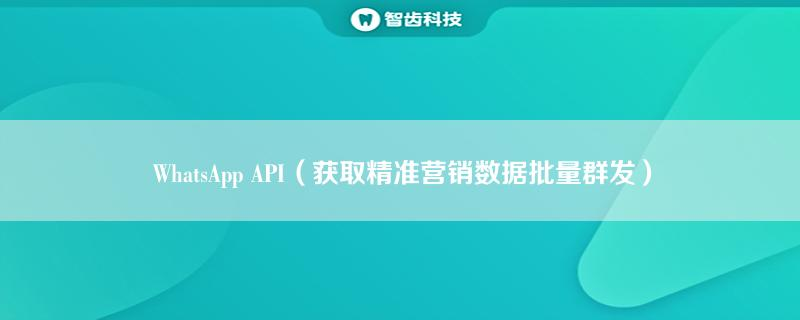whatsappapi多平台实时发送消息工具_whatsappapi获客系统_WhatsApp
