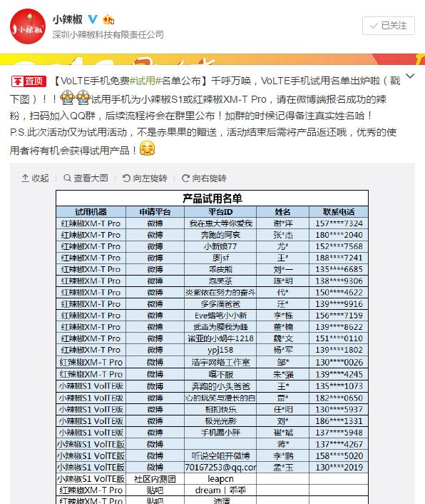 VoLTE手机小辣椒S1 红辣椒XM-T Pro VoLTE技术全面普及_小辣椒手机官网是多少