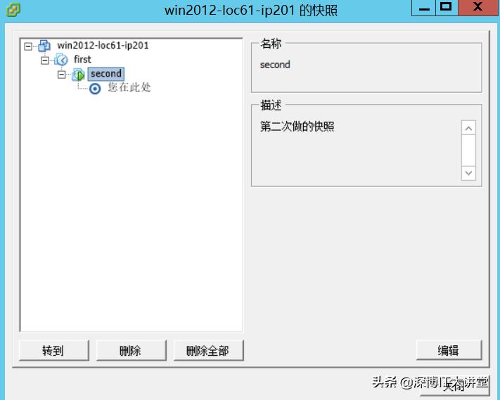 VMware快照原理与操作步骤_虚拟机不能托文件出来_虚拟机快照文件变化分析