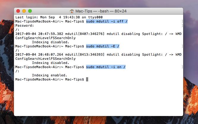 Mac 移动硬盘读写权限修改方法_mac测试硬盘读写速度_Mac Spotlight 索引重建教程