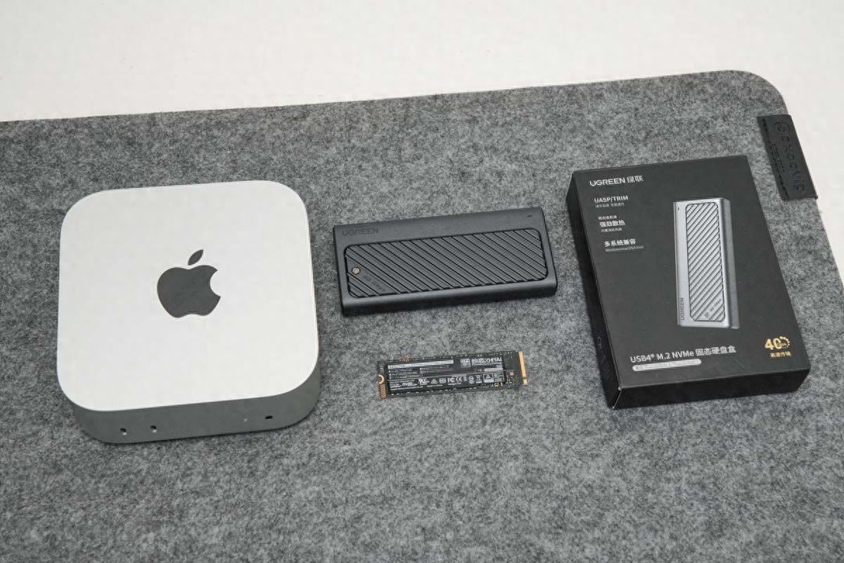 外置硬盘盒固态硬盘Mac mini双系统_Mac mini外置硬盘系统盘安装教程_将系统变为到固态硬盘