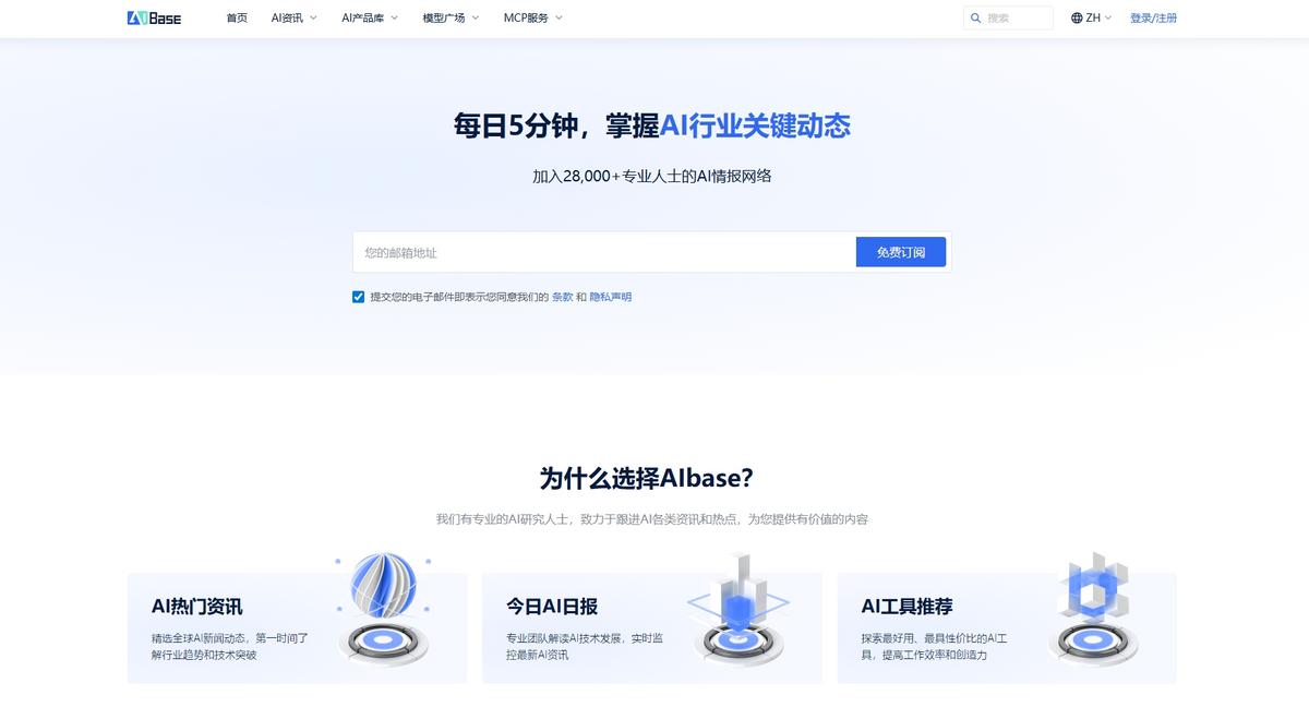 AIbase资讯整合工具_比较好的行业分析网站_构建全局行业视野