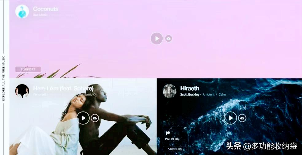 淘声网耳聆网bensound_音频素材网站推荐_好的音乐分享网站