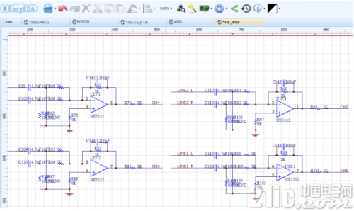 ad中运算放大器怎么找_反向运算放大电路设计_EasyEDA运放电路仿真教程