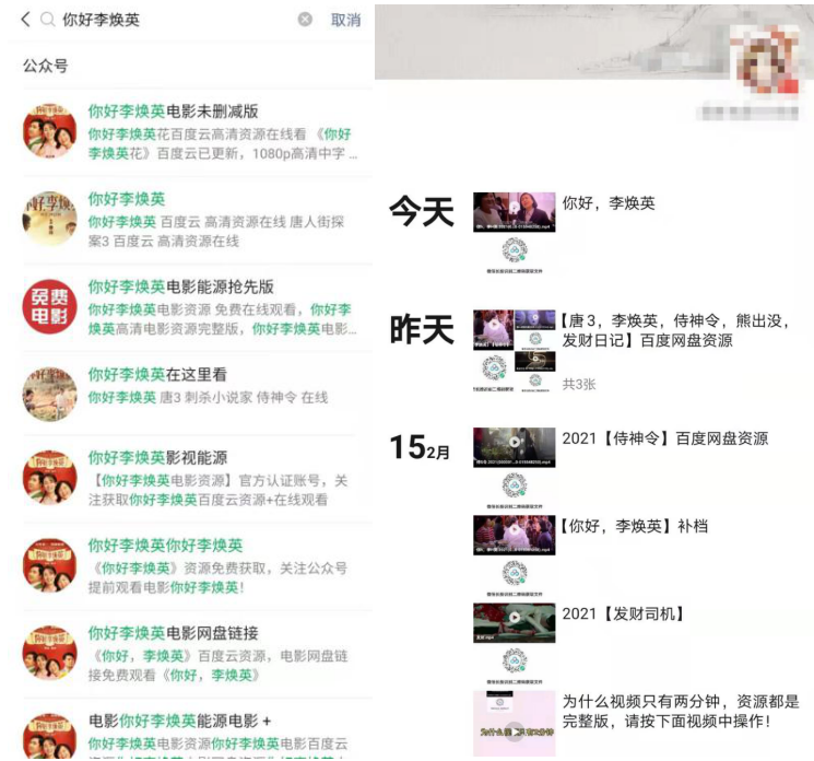 春节档电影盗版资源_春节档电影盗版传播渠道_做一个电影资源公众号多少钱