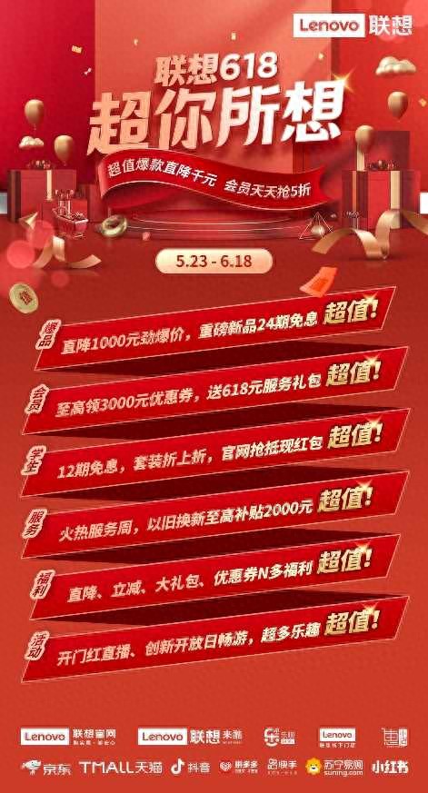 联想Think系列618优惠_事件 联想美国官网大促65折起_联想618大促
