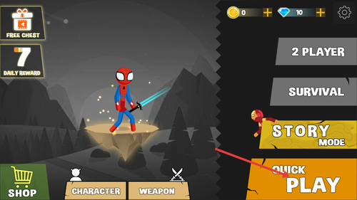 美国队长游戏下载自由_火柴人幻想对决攻略_漫威英雄火柴人手游