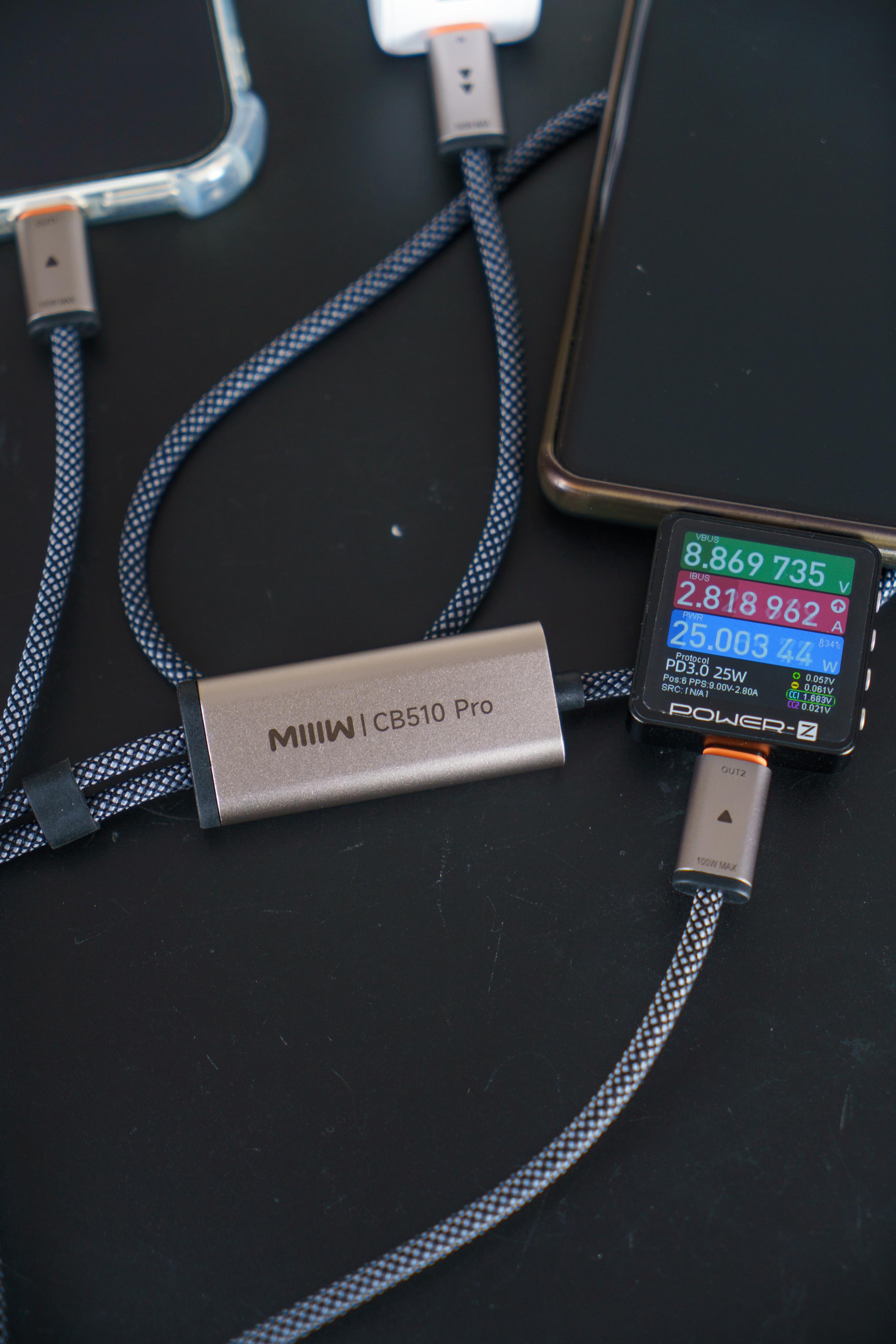 协议转换充电线VIVO_小米6数据线接口类型_米物超级充电线CB510Pro